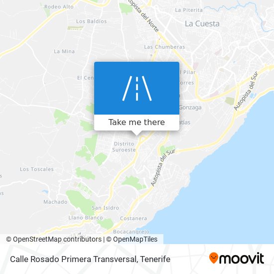 Calle Rosado Primera Transversal map