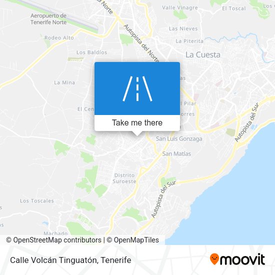 Calle Volcán Tinguatón map