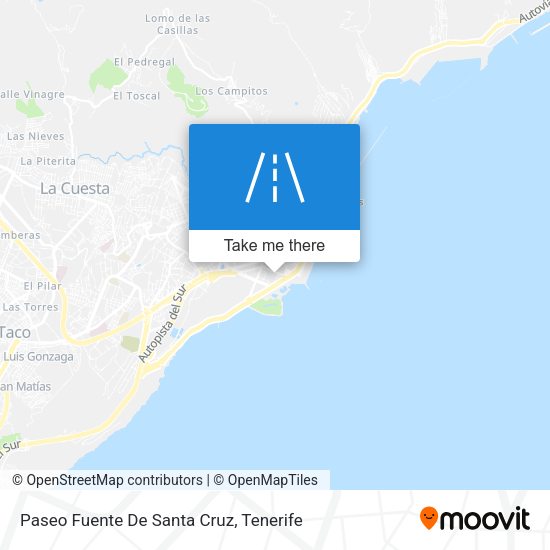Paseo Fuente De Santa Cruz map