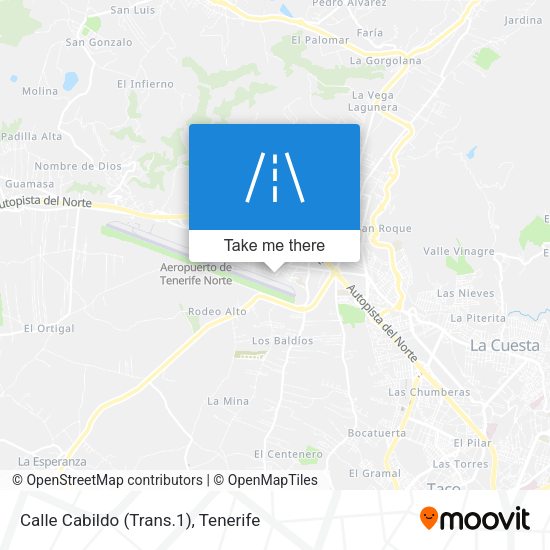 Calle Cabildo (Trans.1) map