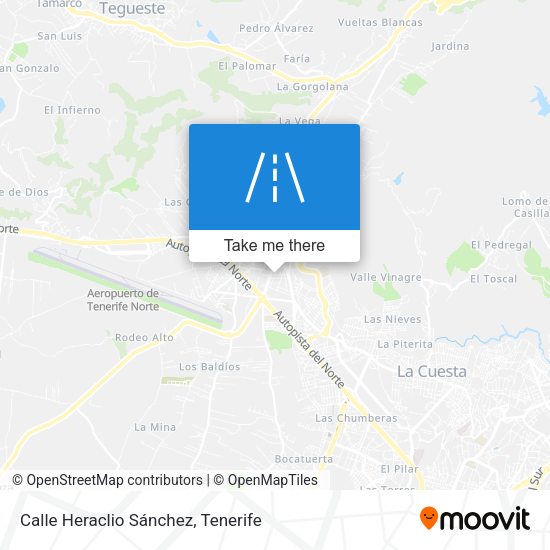 Calle Heraclio Sánchez map