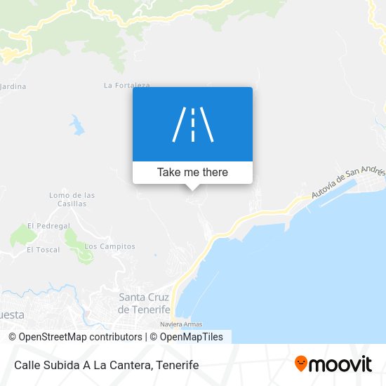 Calle Subida A La Cantera map