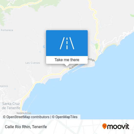 Calle Río Rhin map