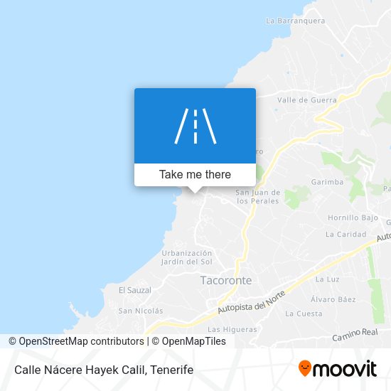 Calle Nácere Hayek Calil map