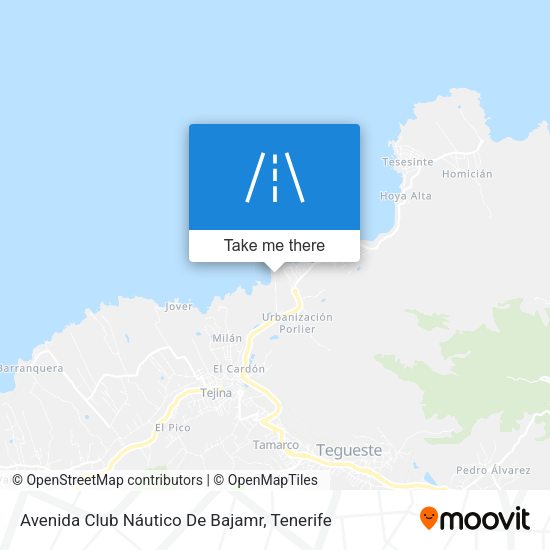 Avenida Club Náutico De Bajamr map