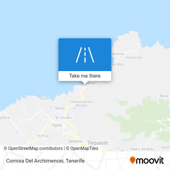 Cornisa Del Archimencei map