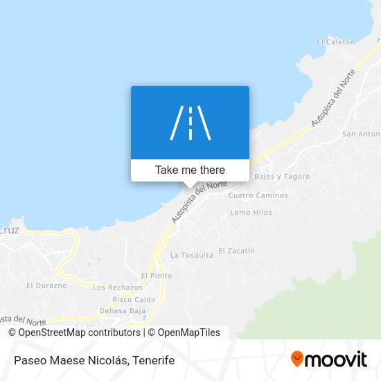 Paseo Maese Nicolás map