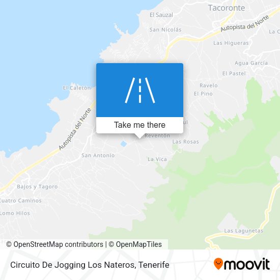 Circuito De Jogging Los Nateros map