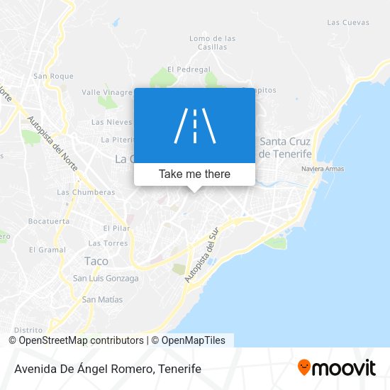 Avenida De Ángel Romero map