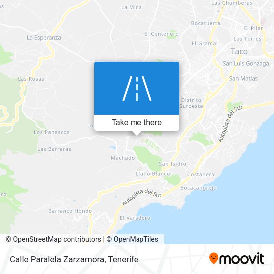 Calle Paralela Zarzamora map