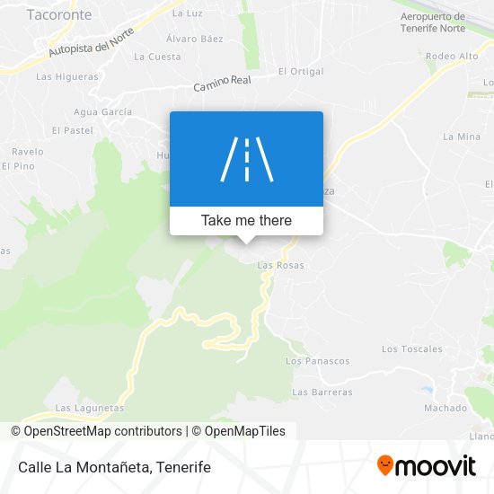 Calle La Montañeta map