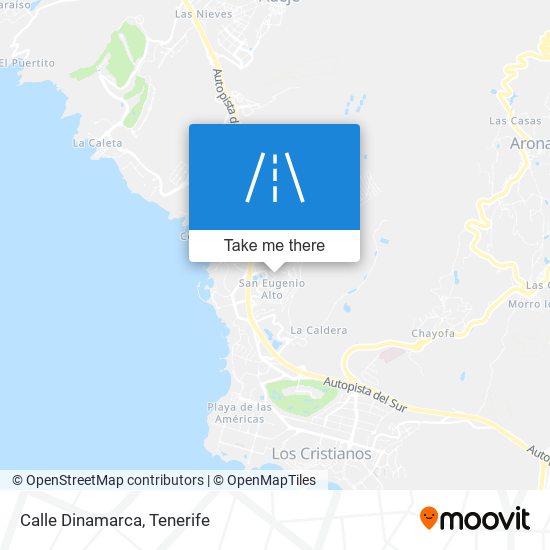 mapa Calle Dinamarca