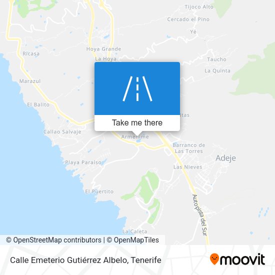 Calle Emeterio Gutiérrez Albelo map
