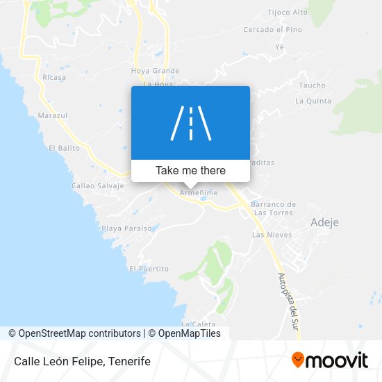 Calle León Felipe map