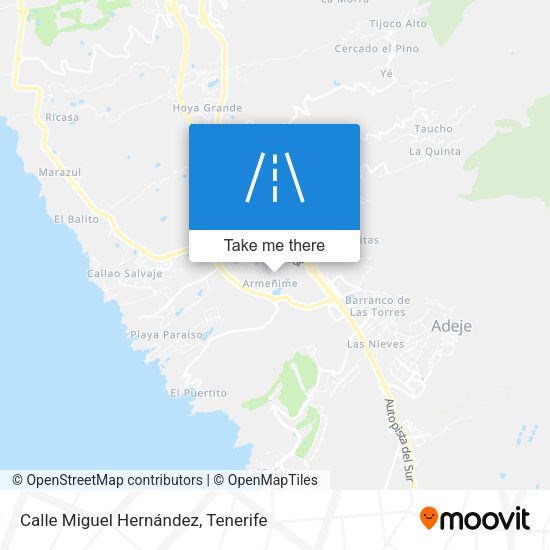 Calle Miguel Hernández map