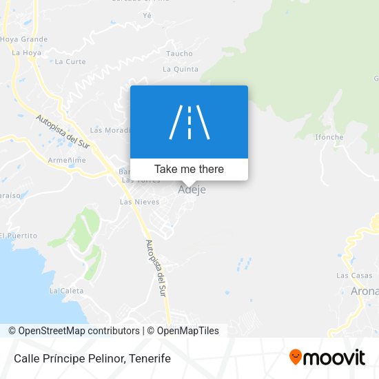 Calle Príncipe Pelinor map