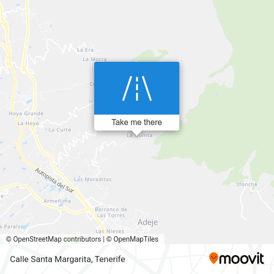 Calle Santa Margarita map