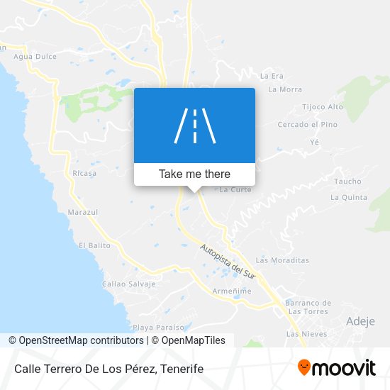 Calle Terrero De Los Pérez map