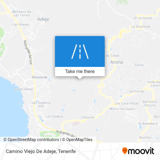 Camino Viejo De Adeje map