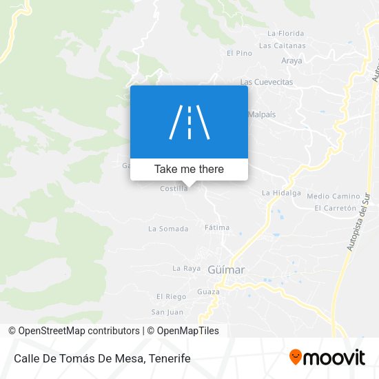 Calle De Tomás De Mesa map