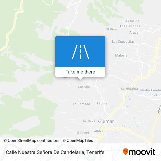 Calle Nuestra Señora De Candelaria map