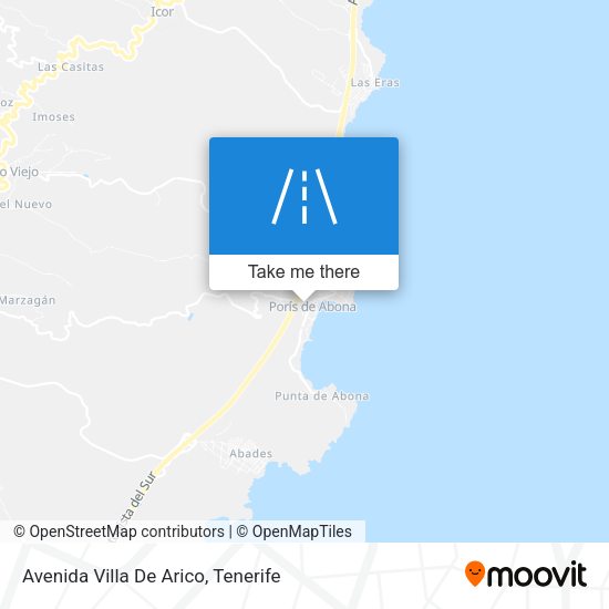 Avenida Villa De Arico map