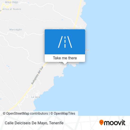 Calle Deiciseis De Mayo map