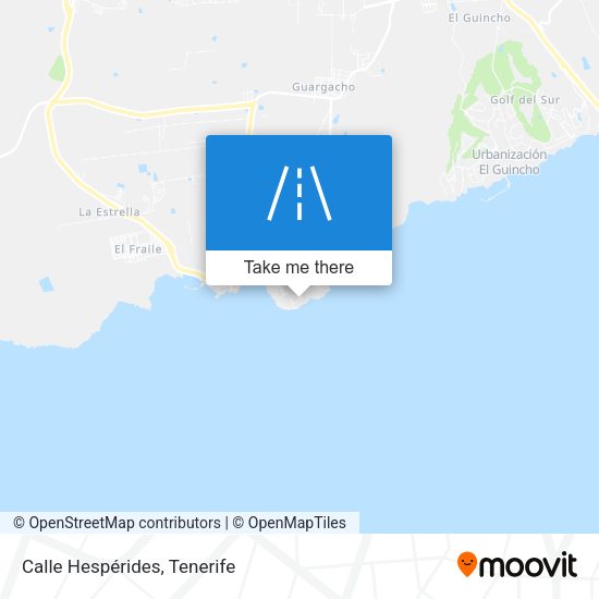 Calle Hespérides map