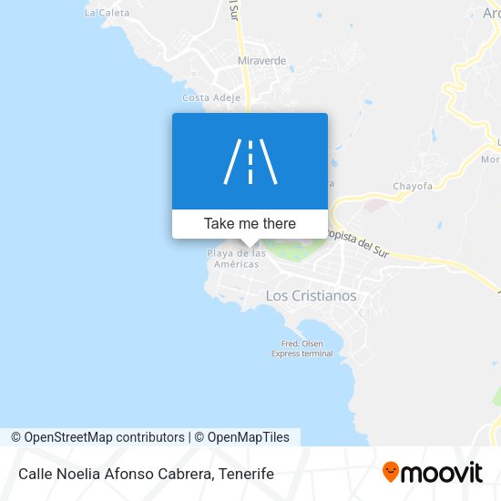 Calle Noelia Afonso Cabrera map