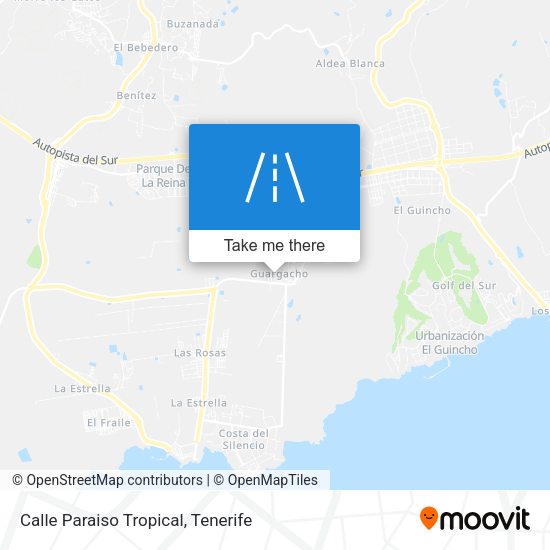 Calle Paraiso Tropical map
