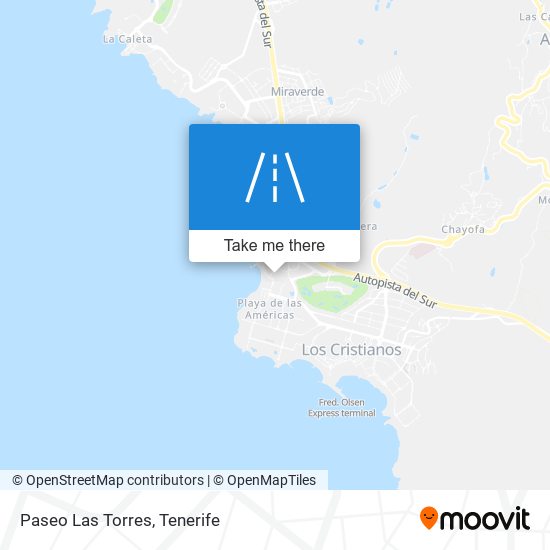 Paseo Las Torres map