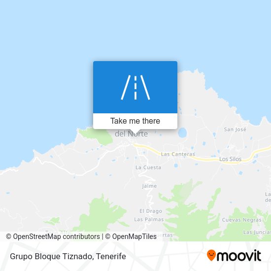 Grupo Bloque Tiznado map