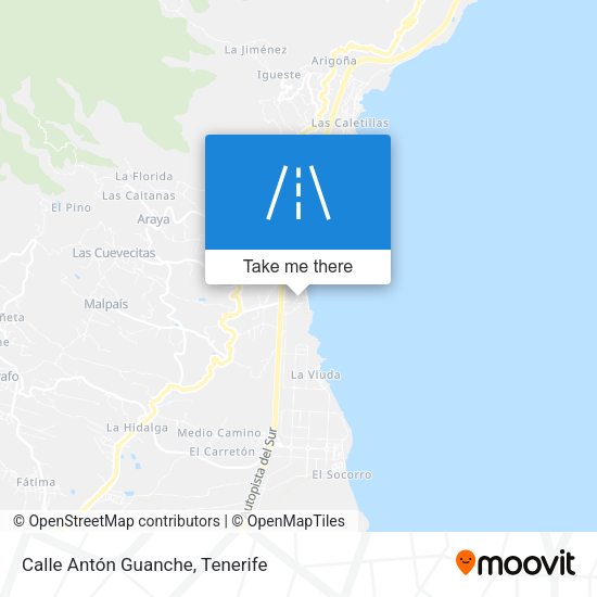 Calle Antón Guanche map