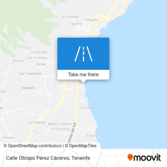 Calle Obispo Pérez Cáceres map