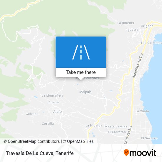 Travesía De La Cueva map
