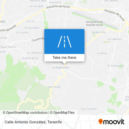 Calle Antonio González map