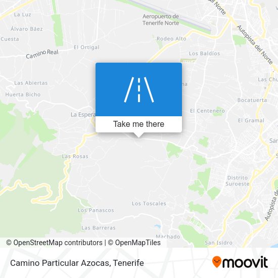 Camino Particular Azocas map