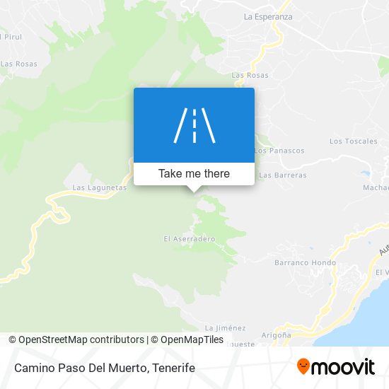 Camino Paso Del Muerto map