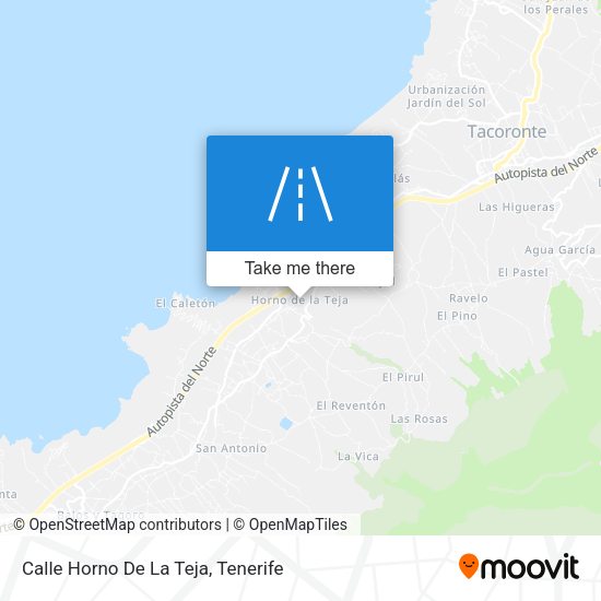 Calle Horno De La Teja map