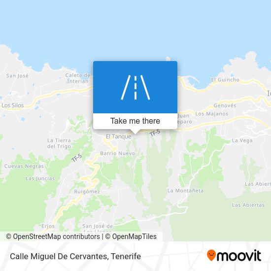 Calle Miguel De Cervantes map
