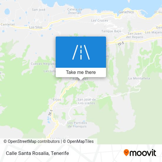 Calle Santa Rosalía map