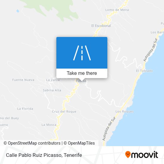 Calle Pablo Ruiz Picasso map