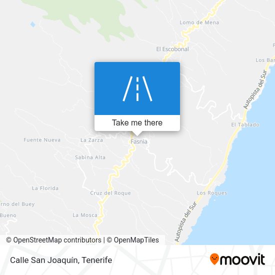 Calle San Joaquín map