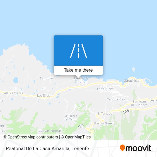 Peatonal De La Casa Amarilla map