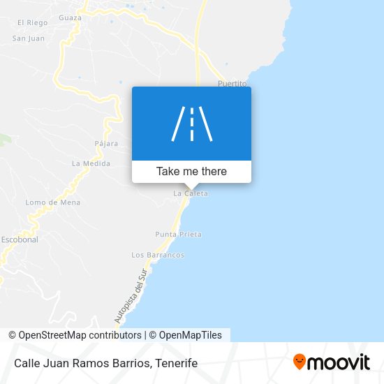 Calle Juan Ramos Barrios map