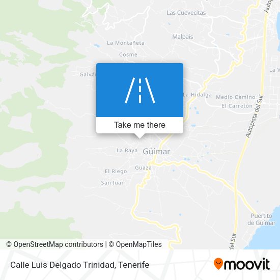 Calle Luis Delgado Trinidad map