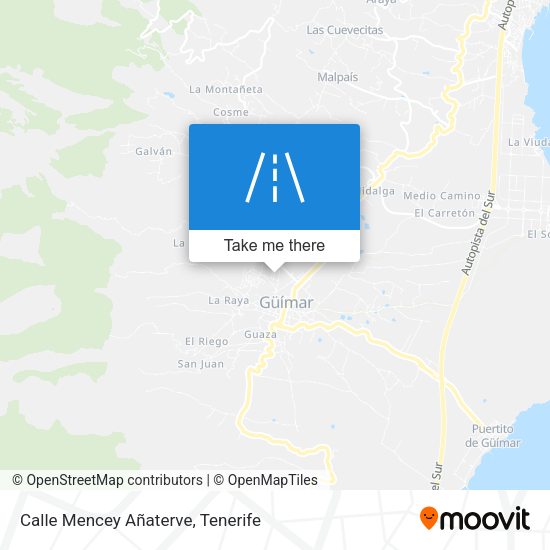 Calle Mencey Añaterve map