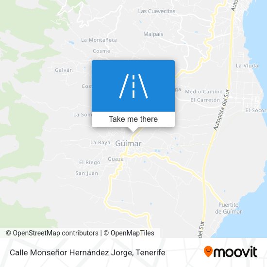 Calle Monseñor Hernández Jorge map