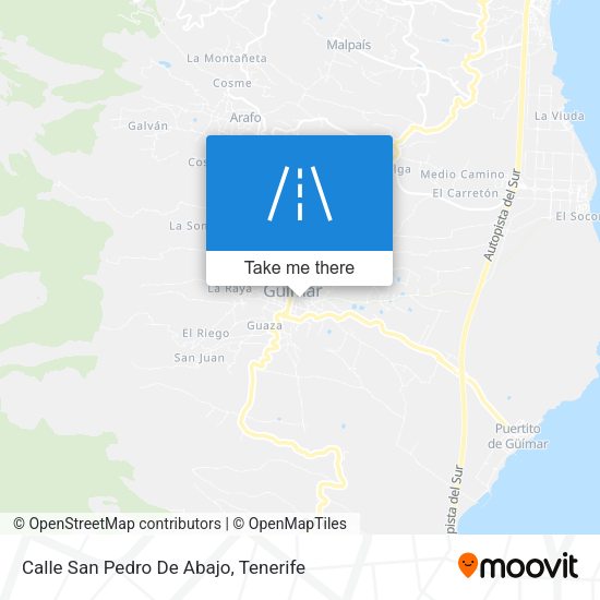 Calle San Pedro De Abajo map