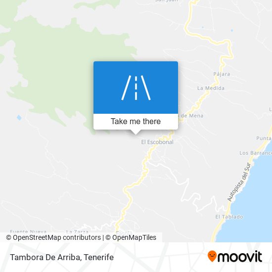 Tambora De Arriba map